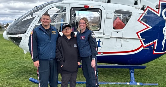 TriCity LifeNet Reunites with Young Patient in Hastings